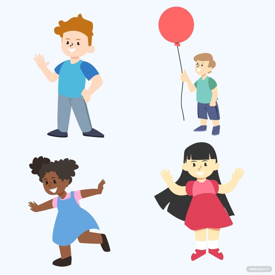 Free Children's Day Clipart Vector - EPS, Illustrator, JPG, PSD, PNG, SVG |  