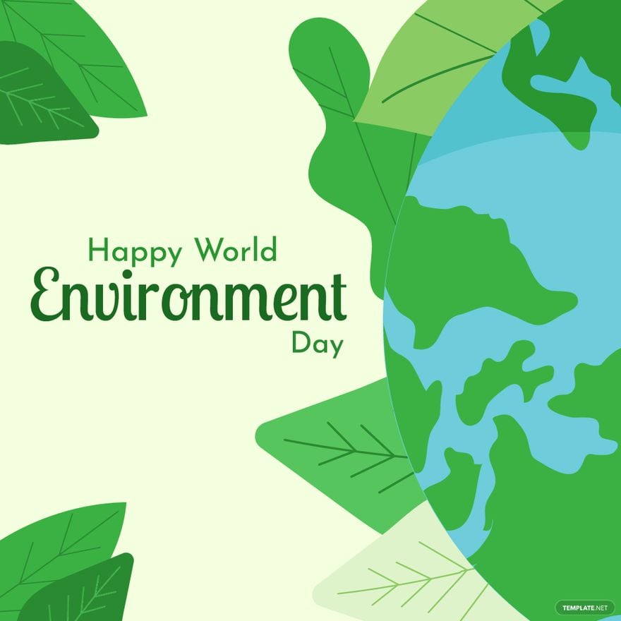 Happy World Environment Day Vector