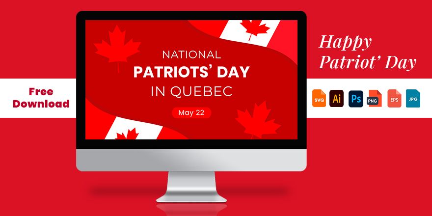 Free National Patriots' Day Banner
