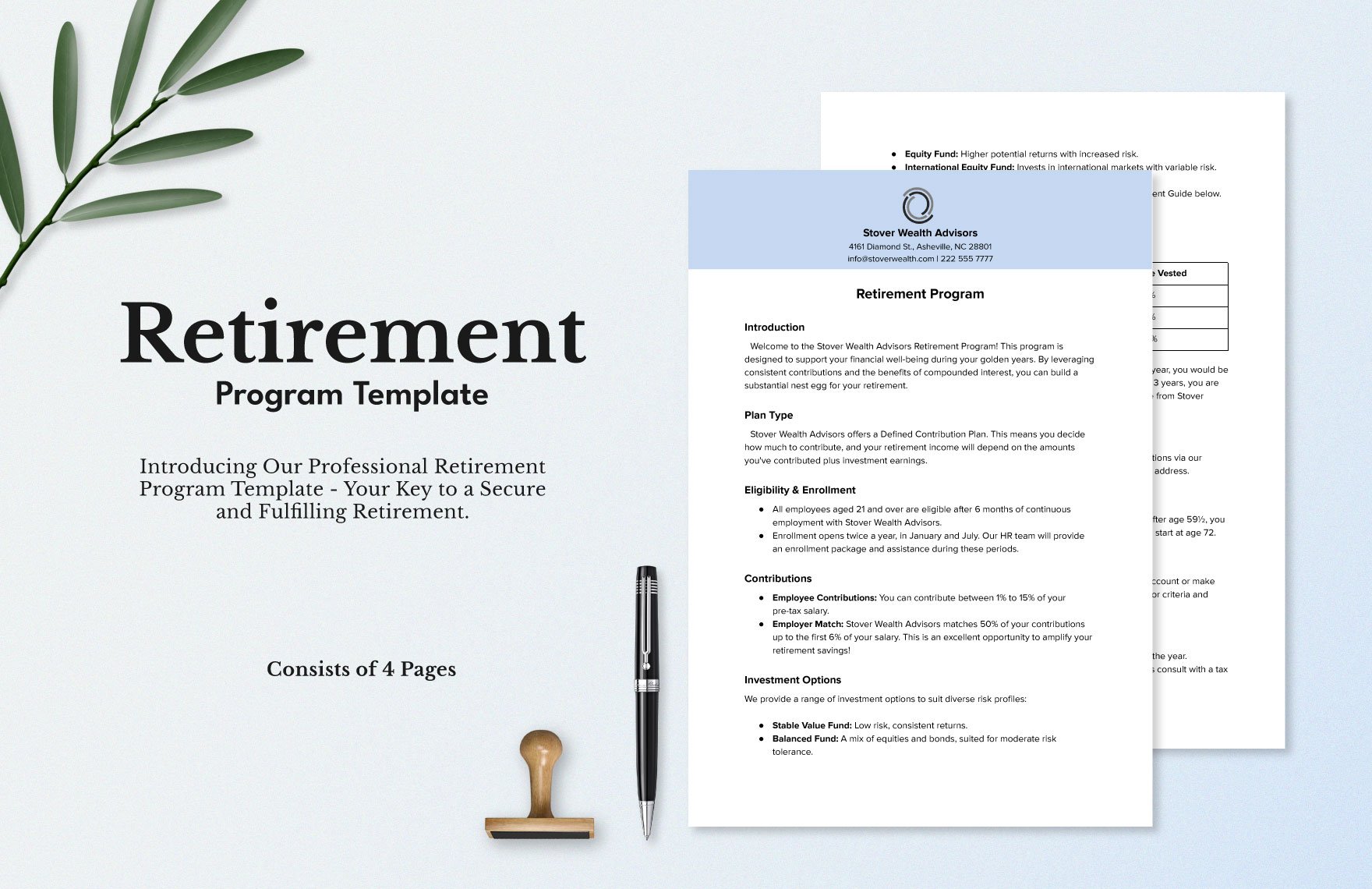 Retirement Program Template in Word, Google Docs, PDF, Illustrator, PSD, Apple Pages, Publisher, InDesign