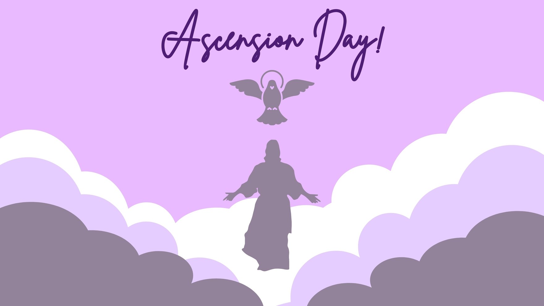 Ascension Day Banner Background