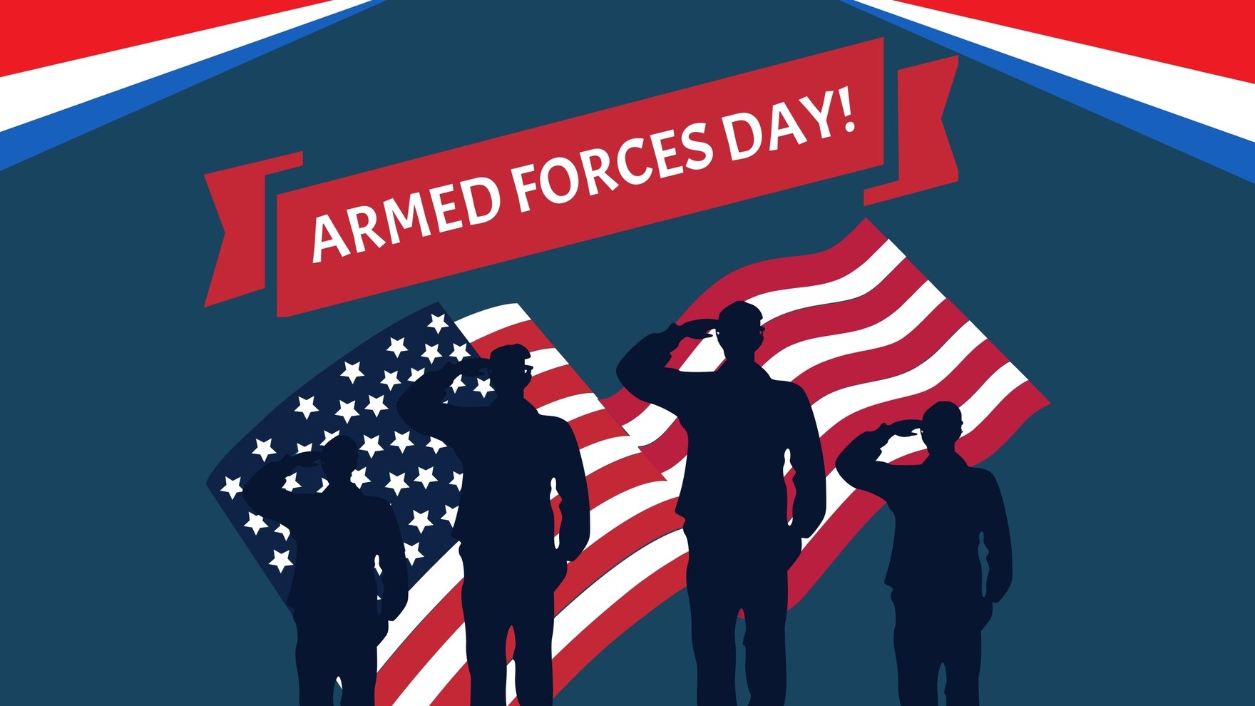 Free Armed Forces Day Background