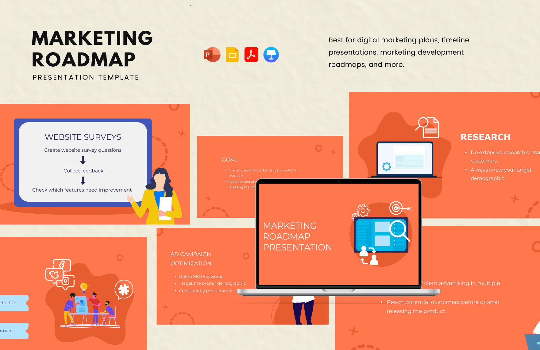 Marketing Roadmap Presentation Template