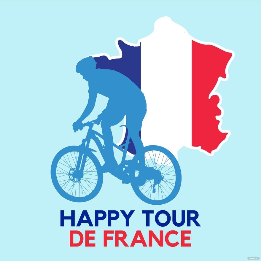 Happy Tour de France Vector