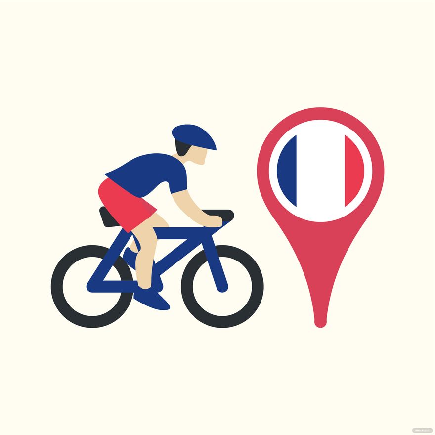 Tour de France Clipart Vector in Illustrator, PSD, EPS, SVG, JPG, PNG