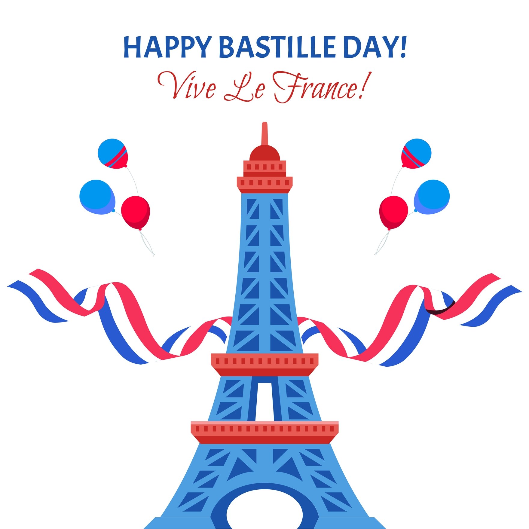 Bastille Day Quote Vector