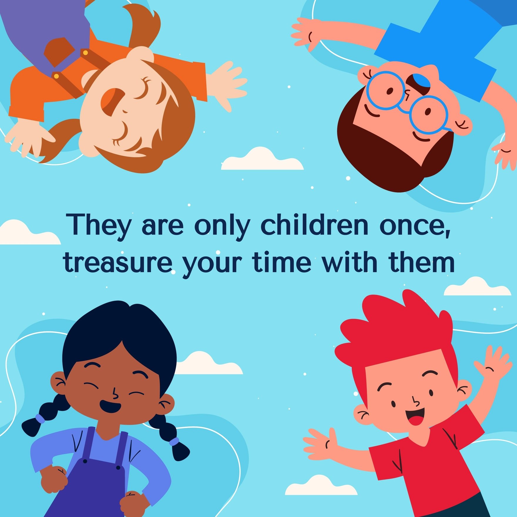 Children's Day Whatsapp Post in Illustrator, PSD, EPS, SVG, PNG, JPEG