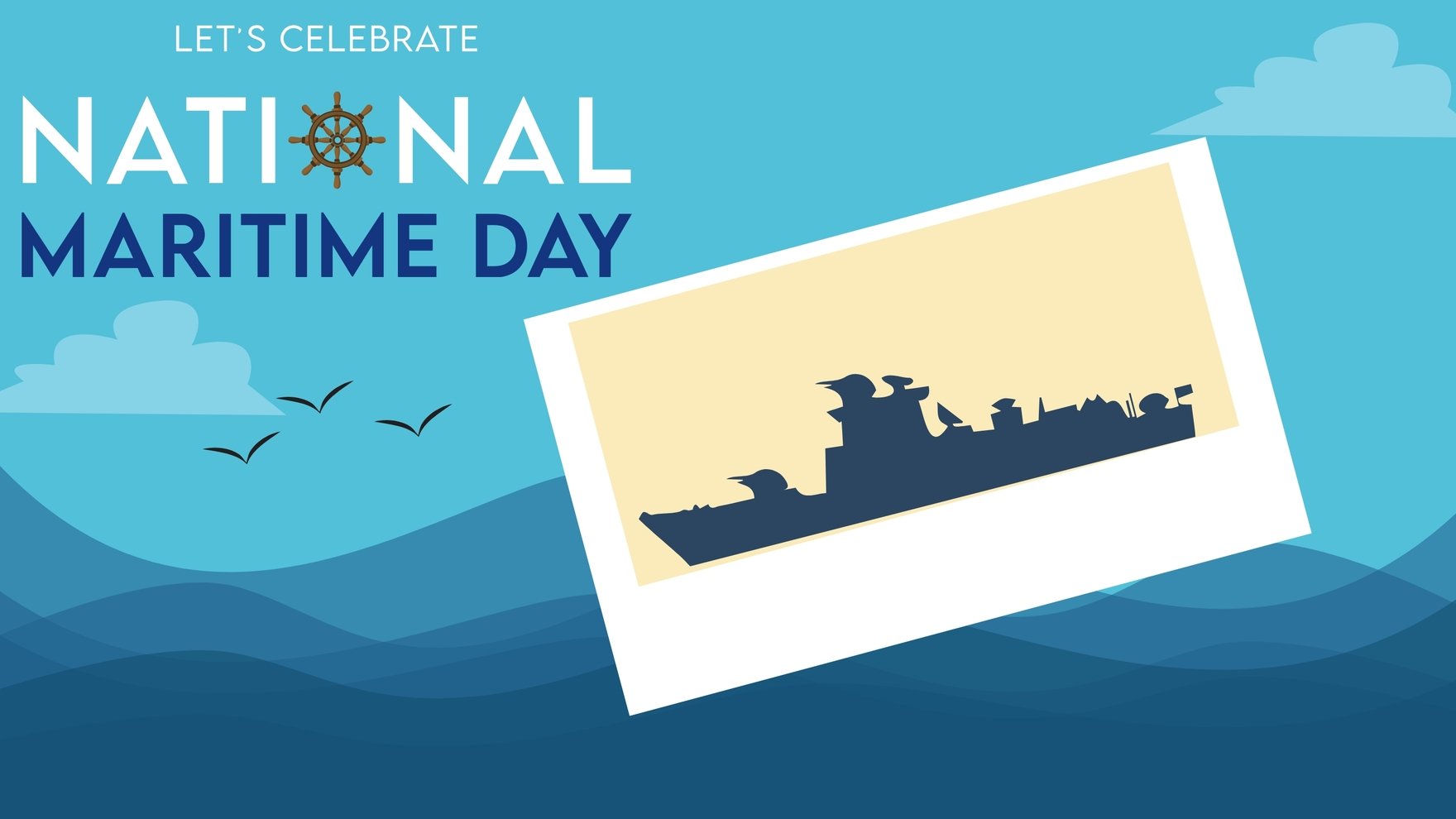 National Maritime Day Photo Background