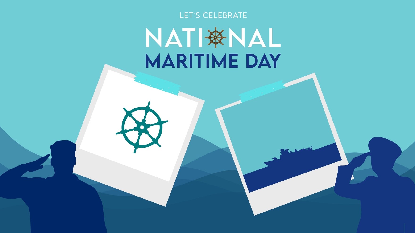 Free National Maritime Day Image Background