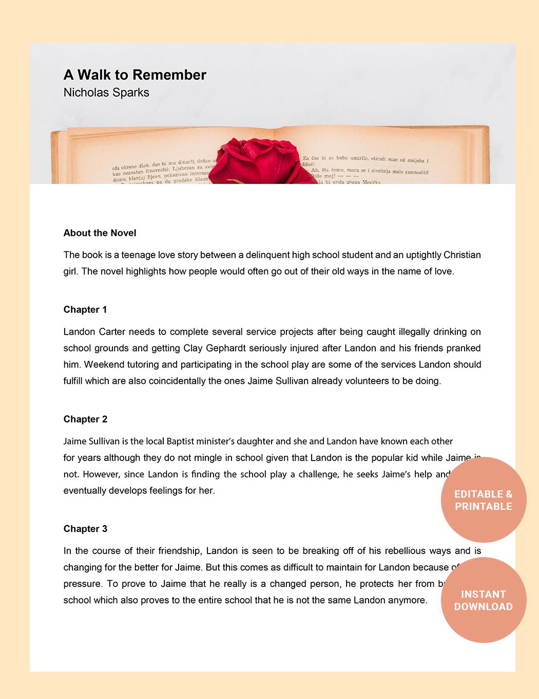 chapter-list-novel-template-download-in-word-google-docs-template