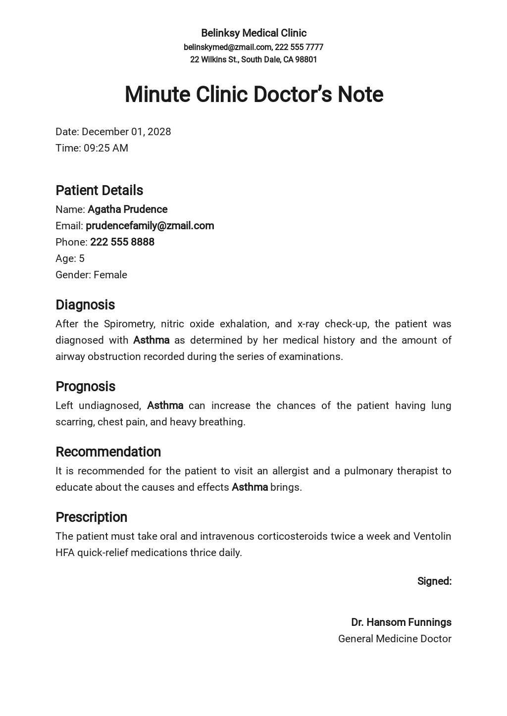 minute-clinic-doctors-note-template