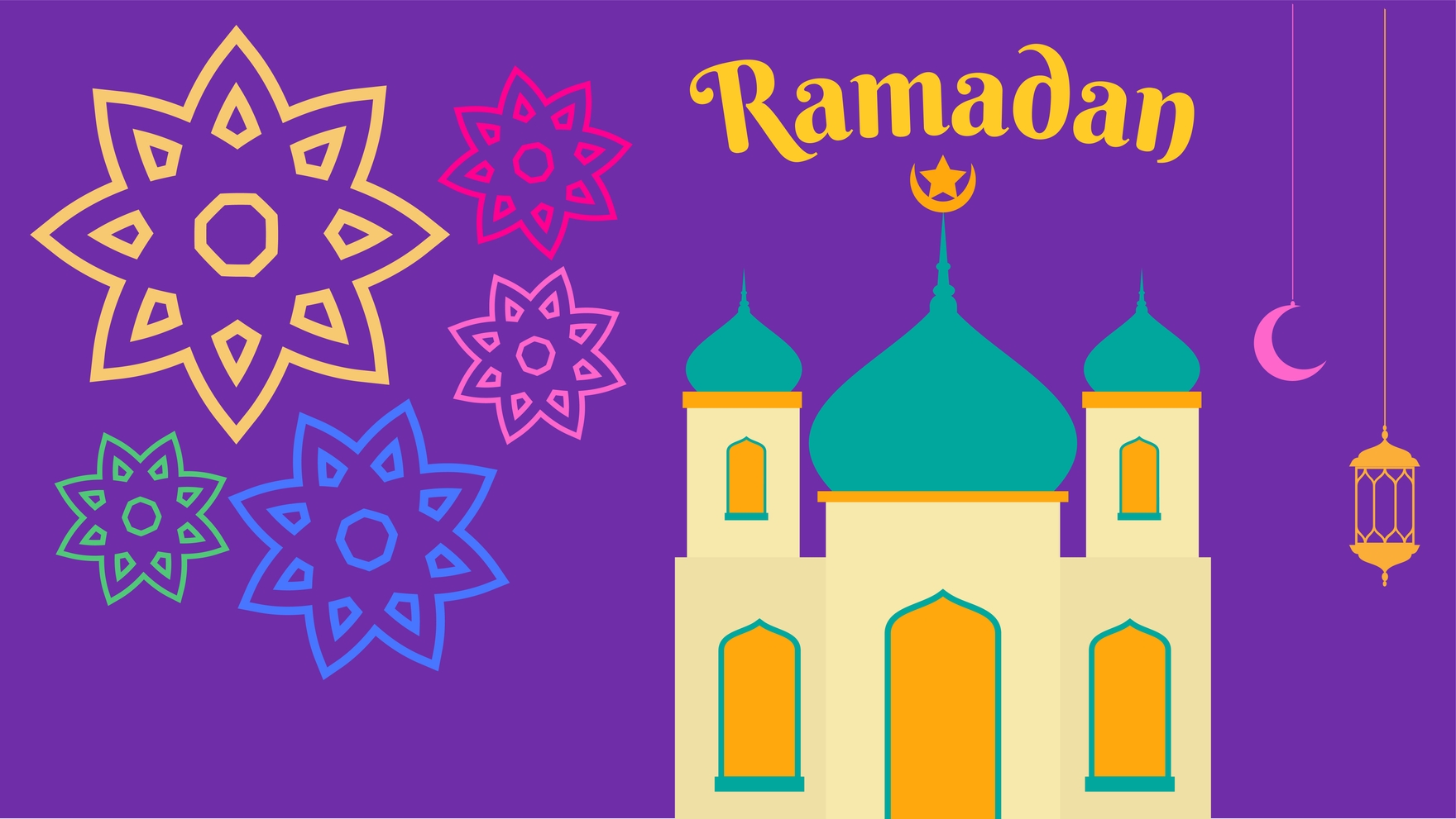 Ramadan Colorful Background