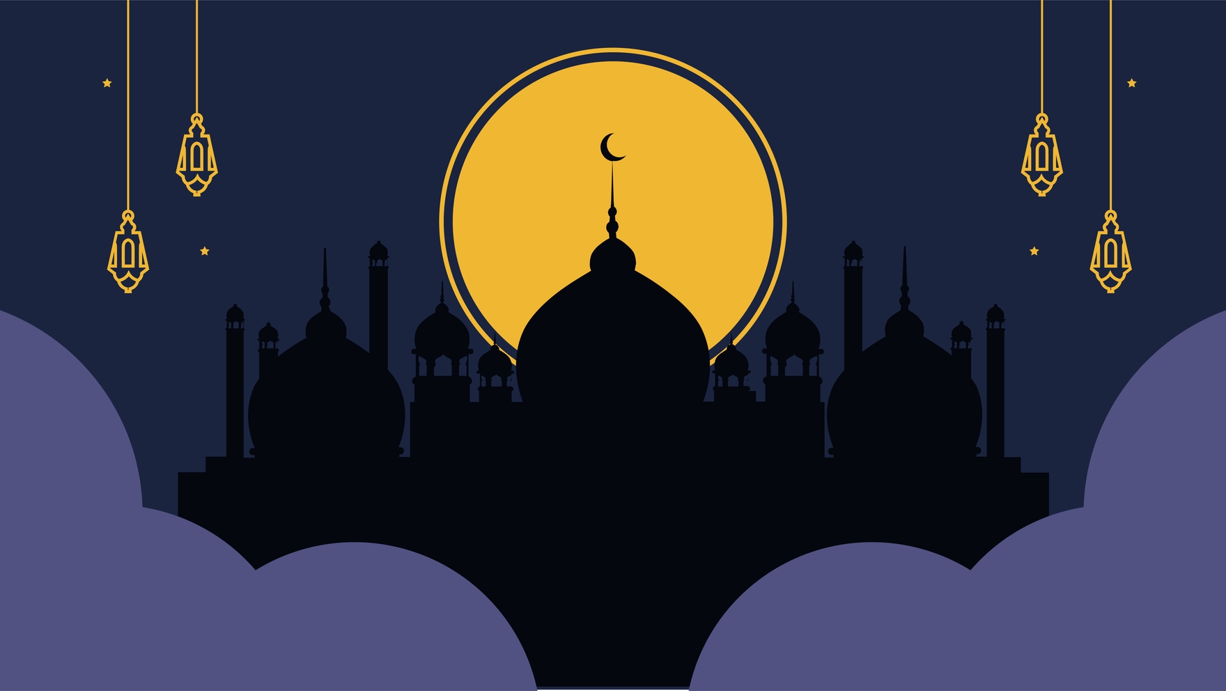 Ramadan Dark Background