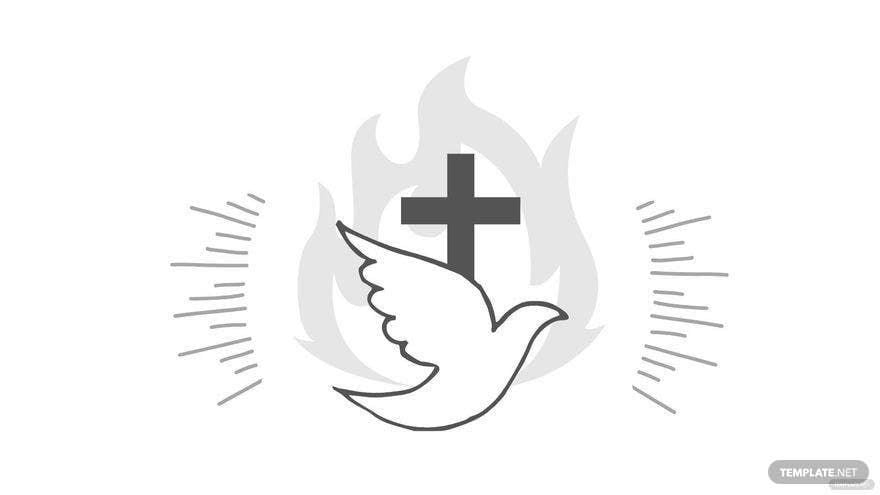 Free Pentecost Drawing Background in PDF, Illustrator, PSD, EPS, SVG, JPG, PNG