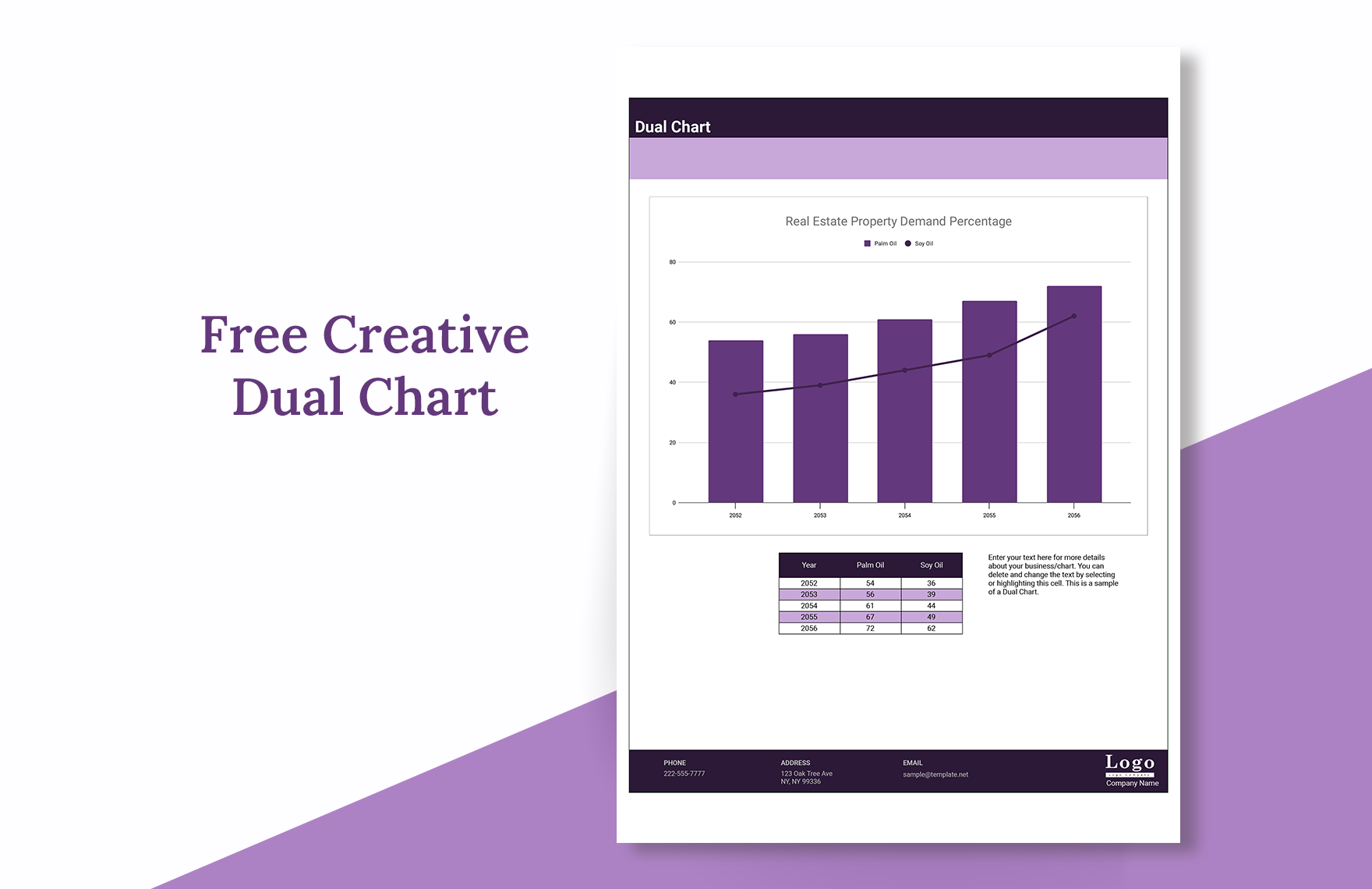 Free Creative Dual Chart