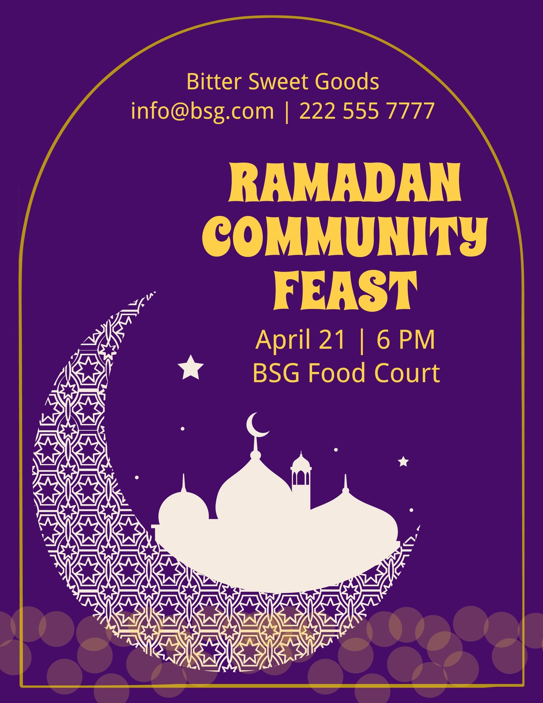 Ramadan Event Flyer
