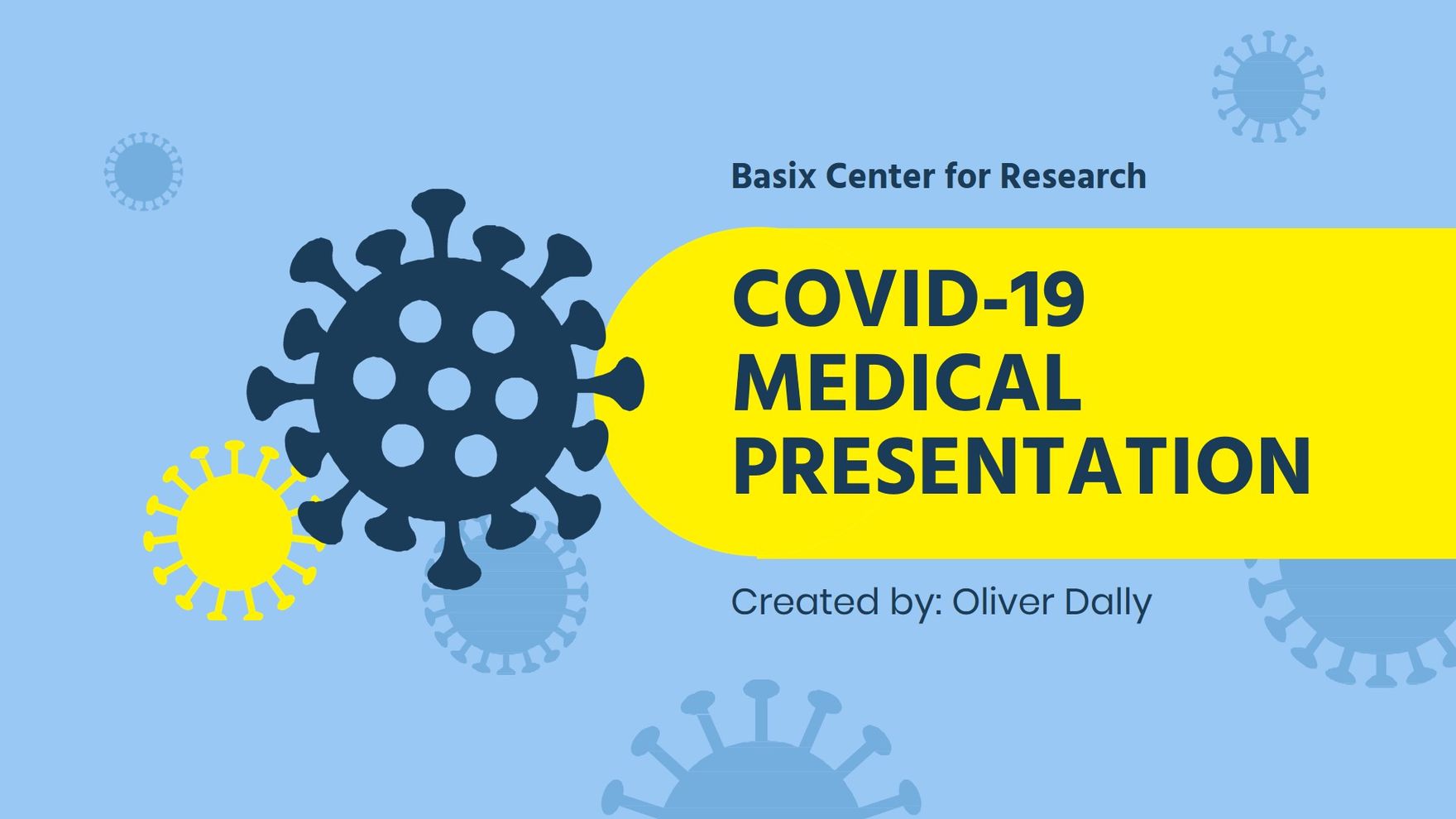 Covid-19 Medical Presentation Template