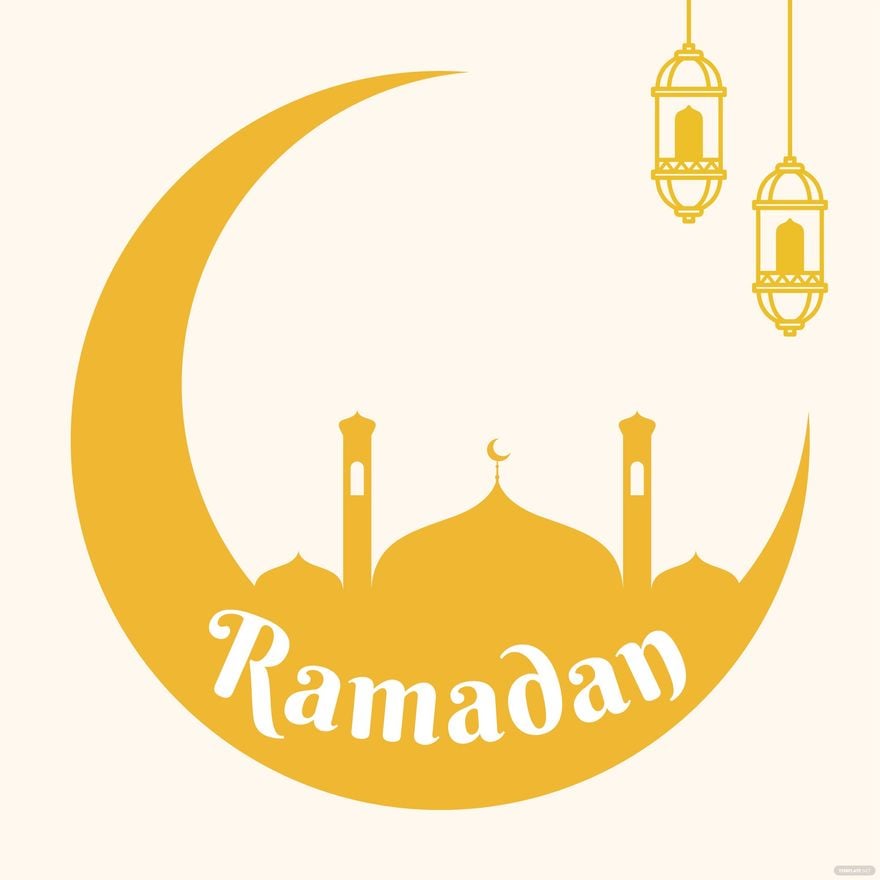 Ramadan Flat Design Vector in Illustrator, PSD, EPS, SVG, JPG, PNG