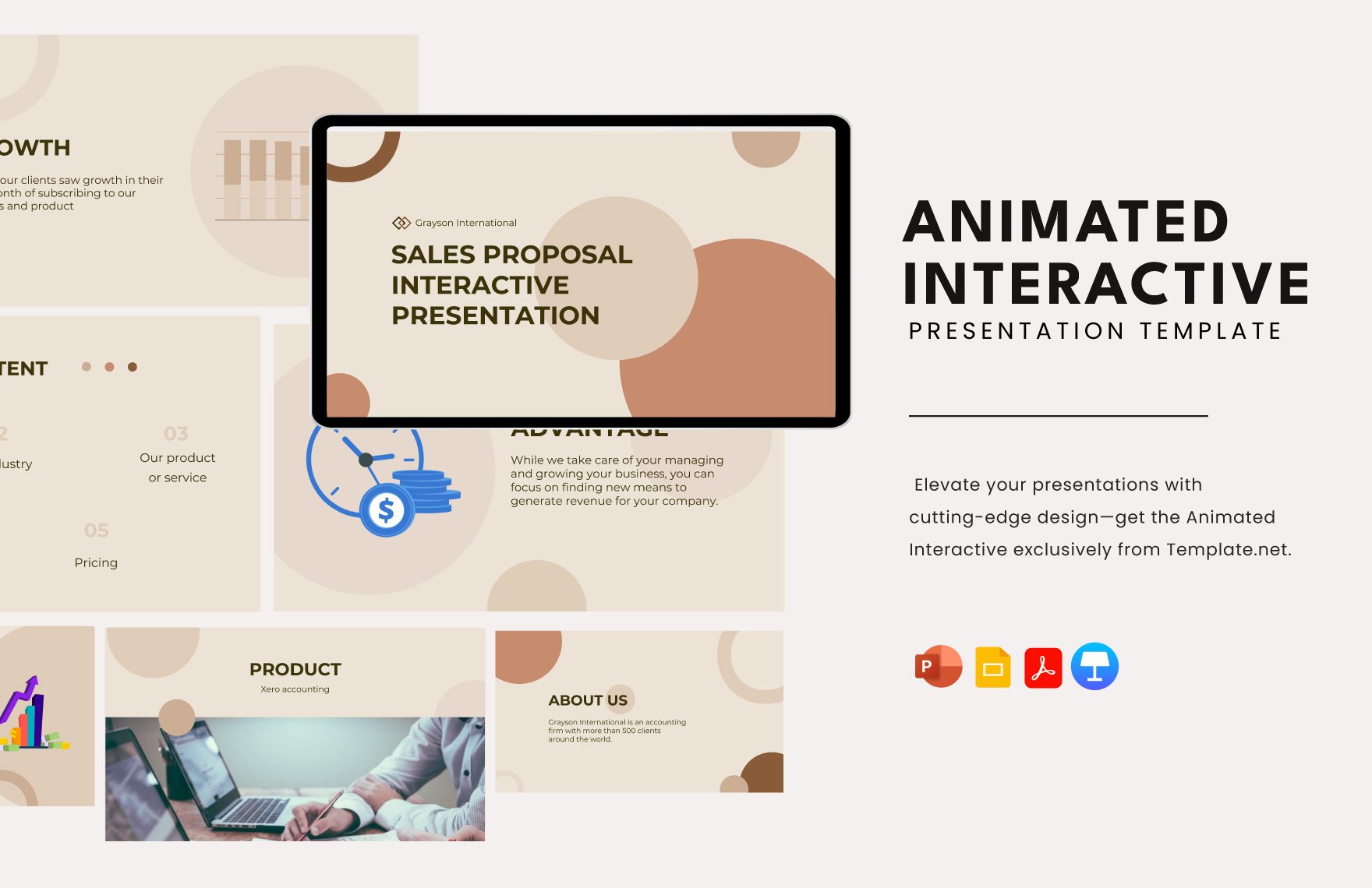 Animated Interactive Template