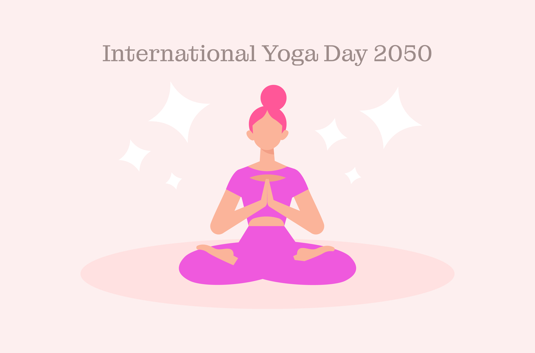Free International Yoga Day Banner