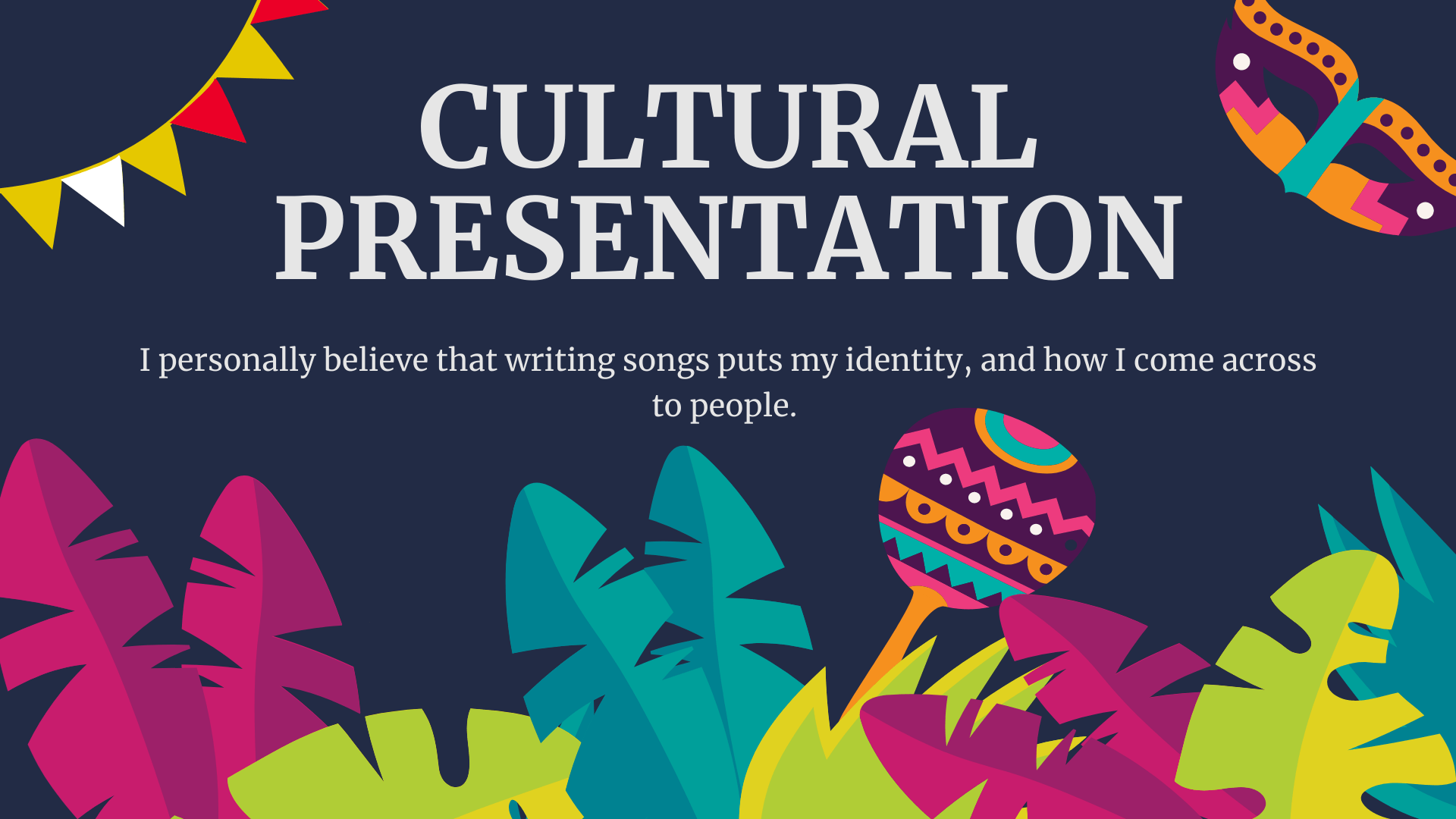 what to talk about in a presentation about music