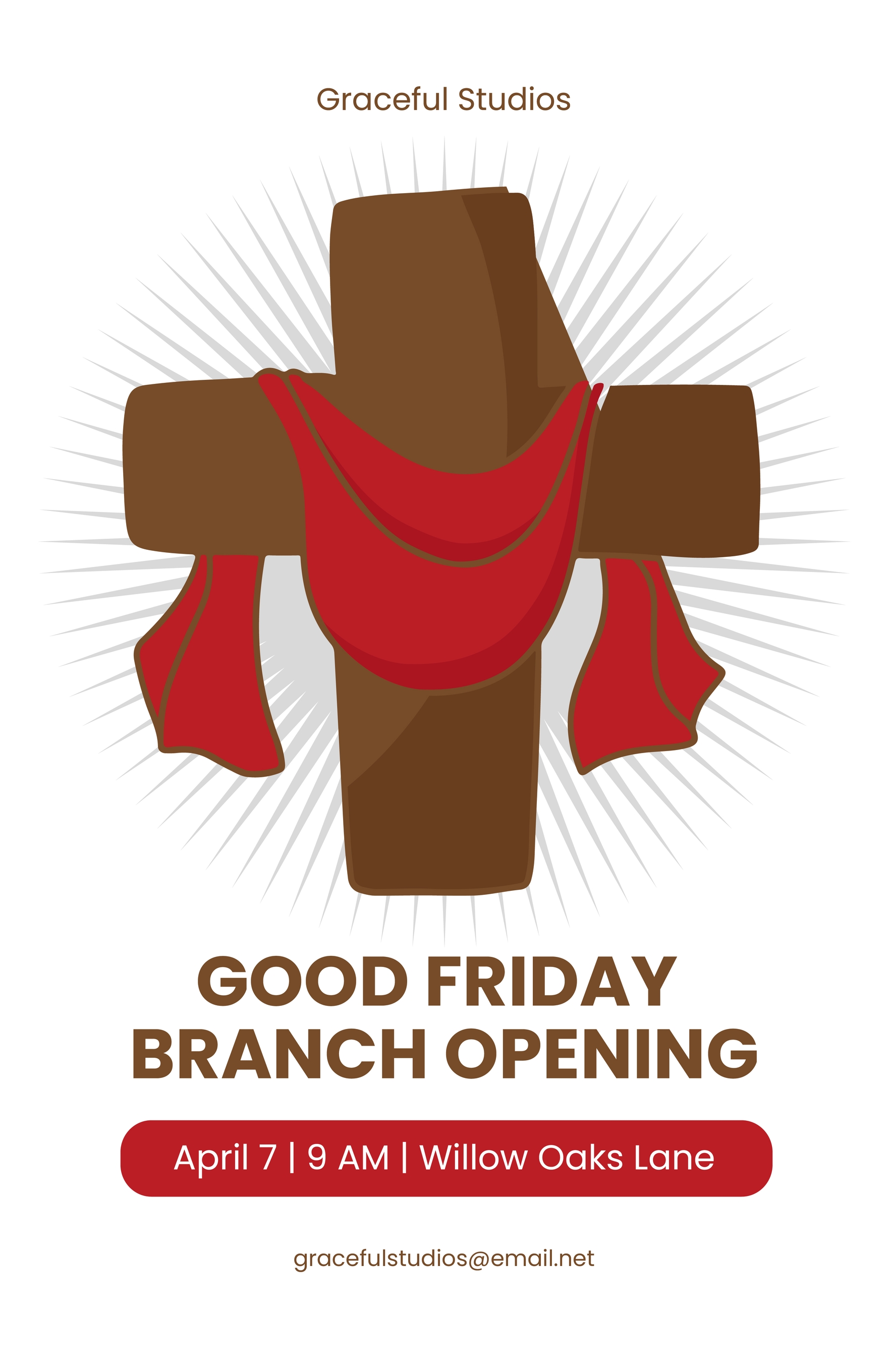 Good Friday Event Poster in Word, Google Docs, Illustrator, PSD, Apple Pages, EPS, SVG, PNG, JPEG