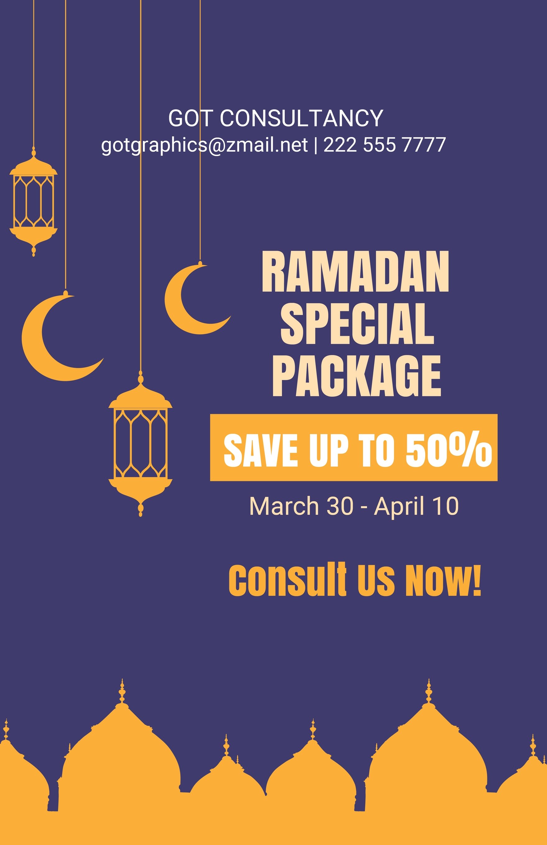 Ramadan Advertisement Poster
