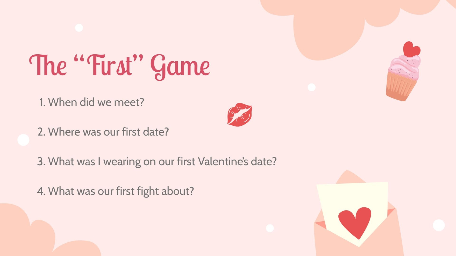 Valentine's Day Date Love Presentation
