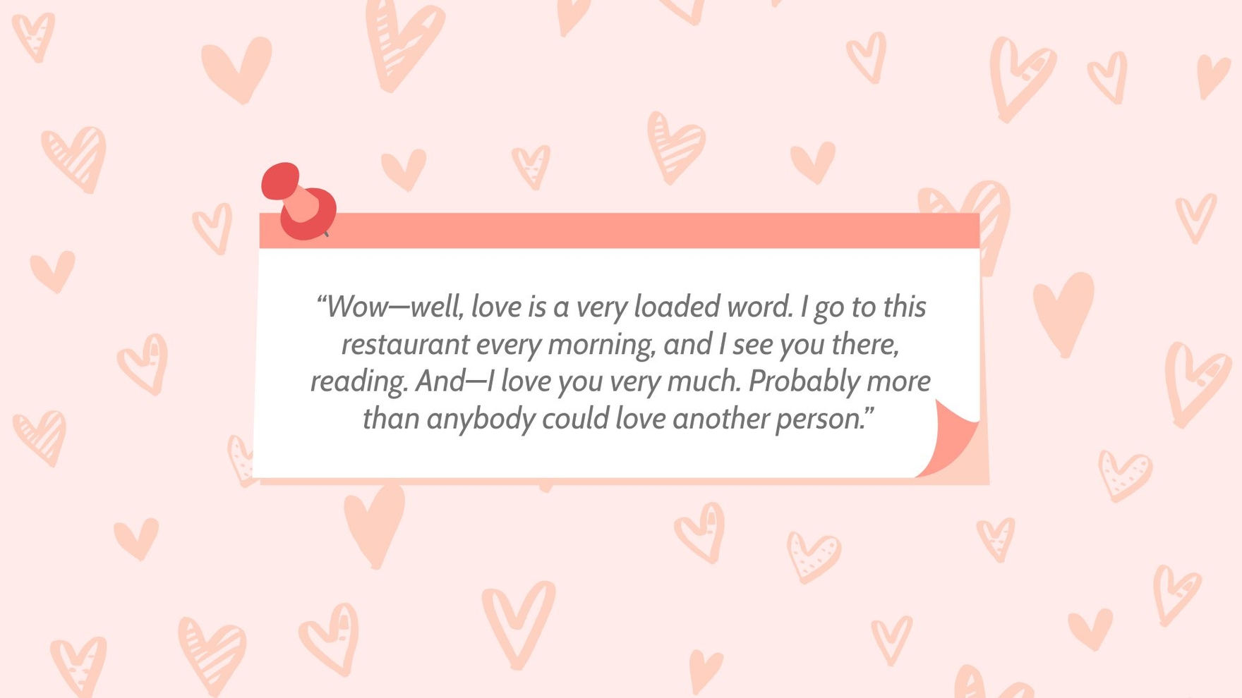Valentine's Day Date Love Presentation