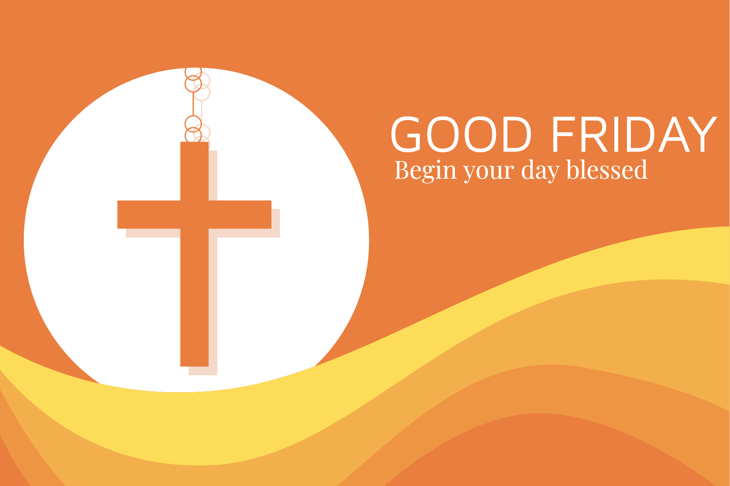 Free Good Friday Blog Banner in Illustrator, PSD, EPS, SVG, JPG, PNG