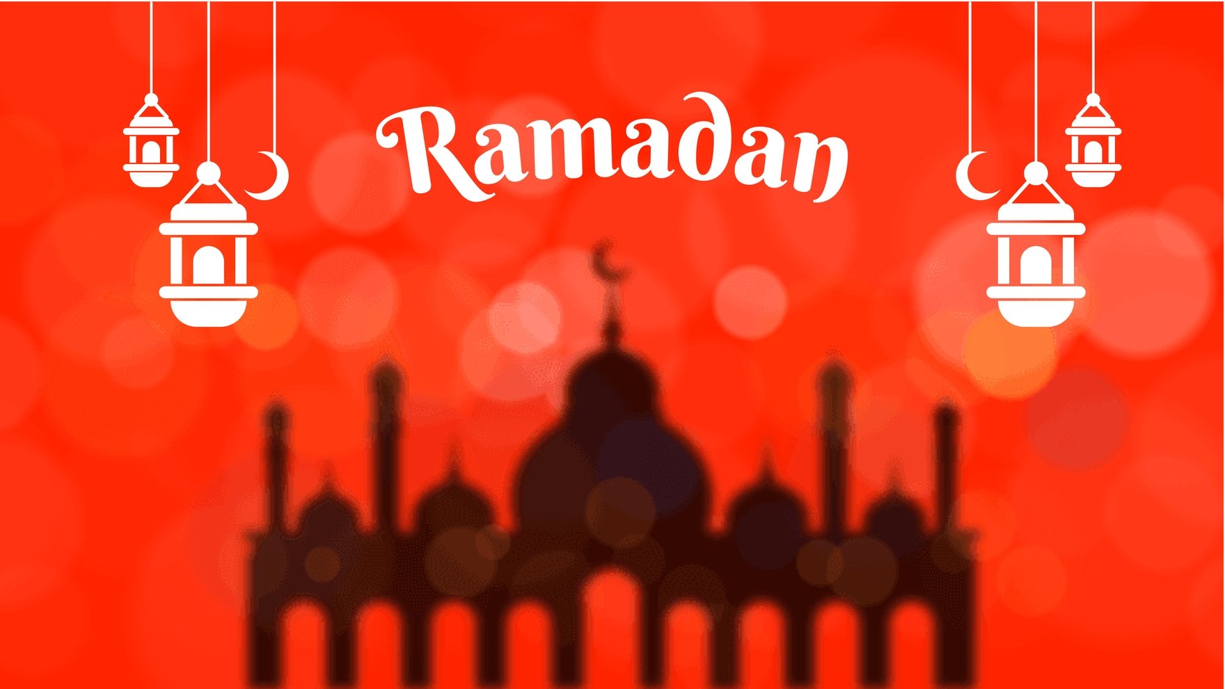 Ramadan Blur Background