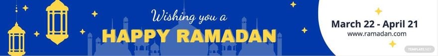 Free Ramadan Website Banner in Illustrator, PSD, EPS, SVG, JPG, PNG