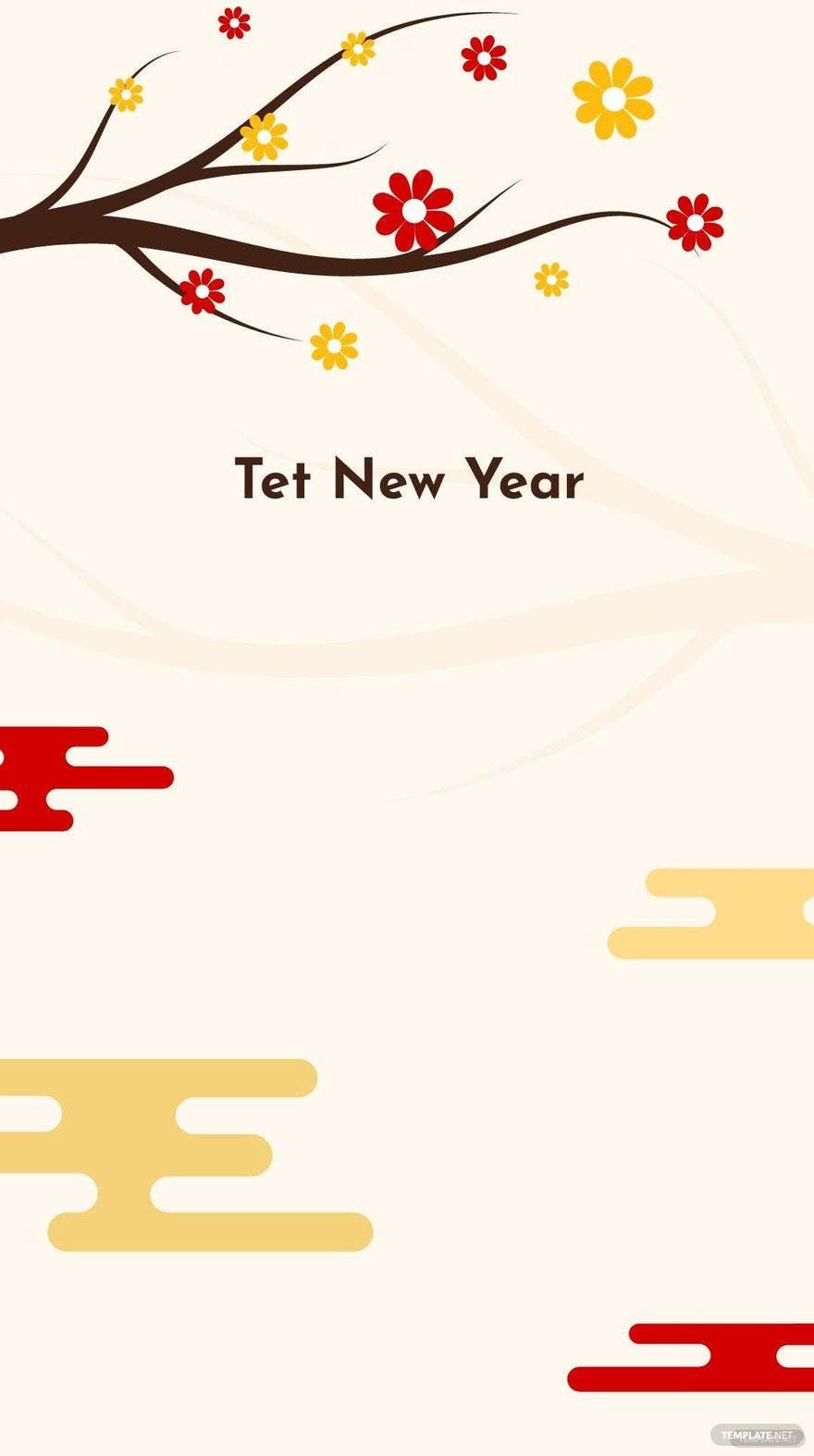 Tet New Year iPhone Background