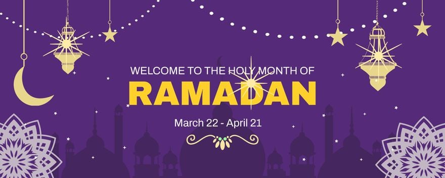 Free Ramadan Flex Banner