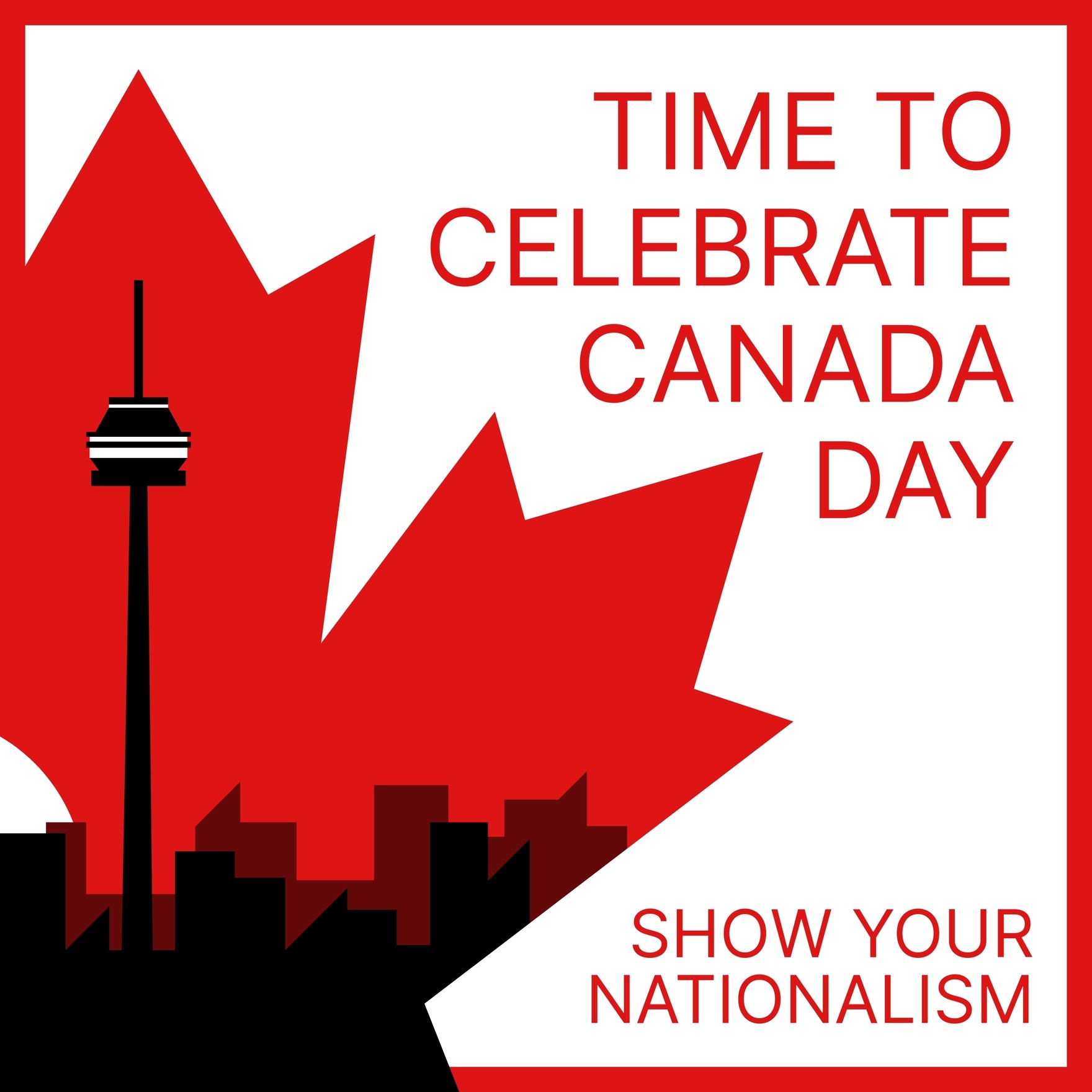 Canada Day Instagram Post