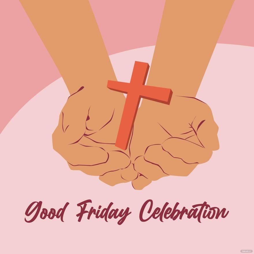 Free Good Friday Celebration Vector in Illustrator, PSD, EPS, SVG, JPG, PNG