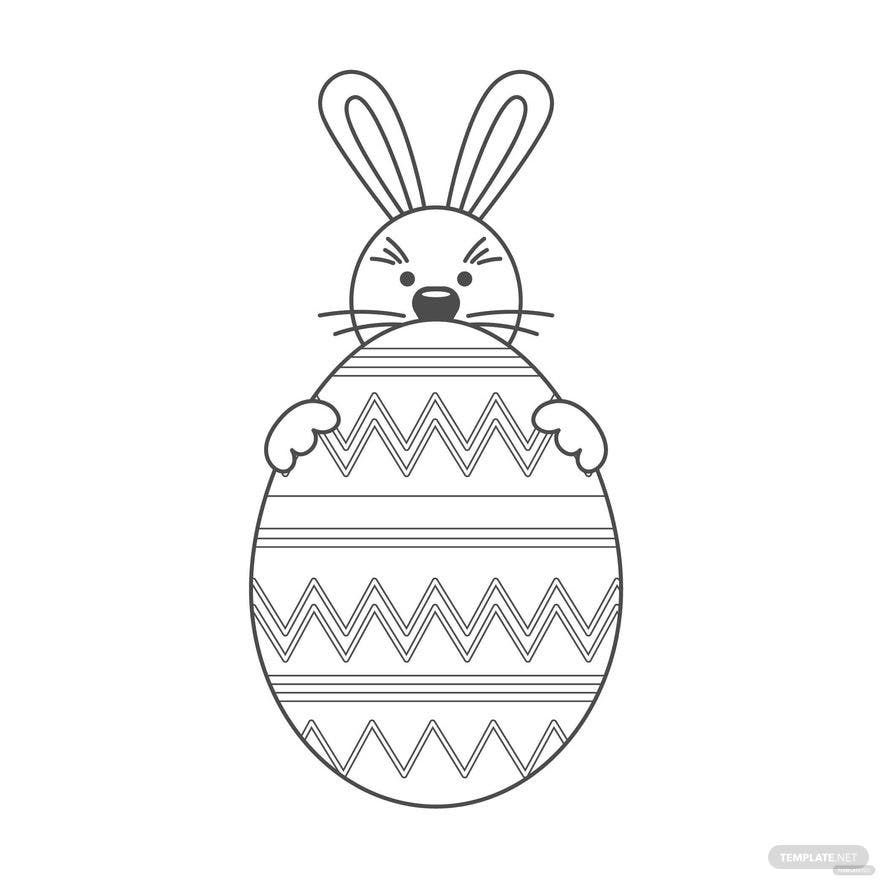 Easter Drawing Vector in Illustrator, PSD, EPS, SVG, JPG, PNG