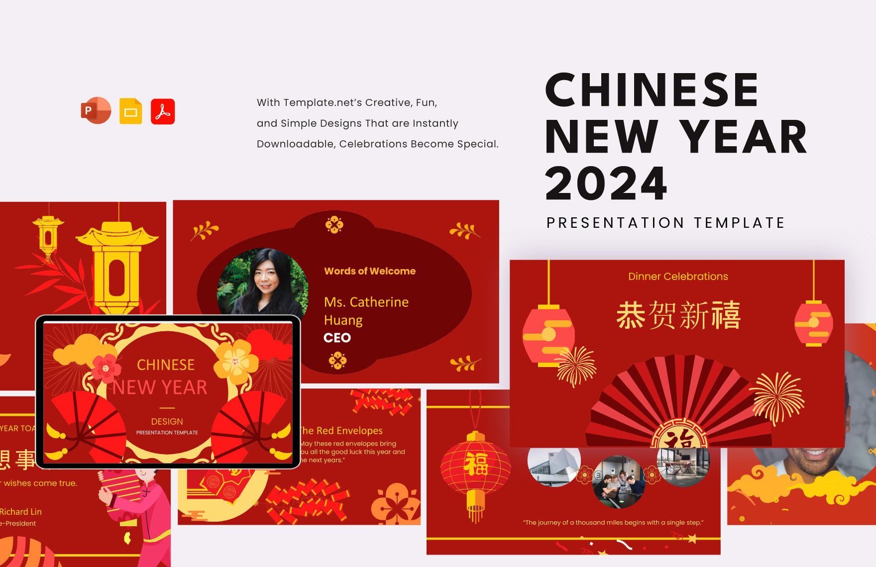 Chinese New Year 2024 Template