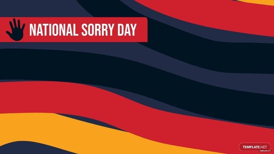 High Resolution National Sorry Day Background