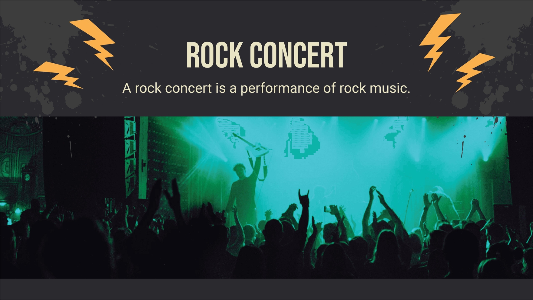 Rock Concert Mk Plan Presentation Template