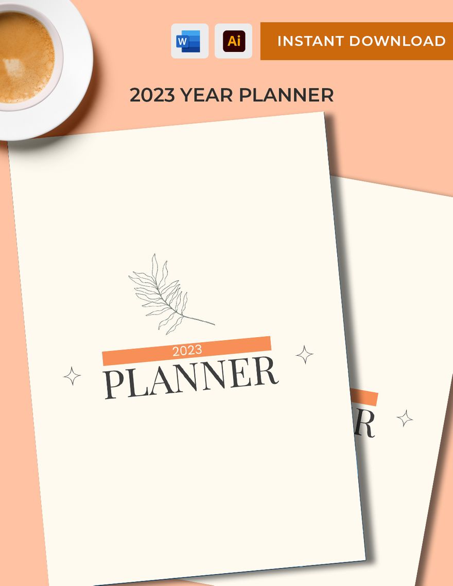 2023 Year Planner Template