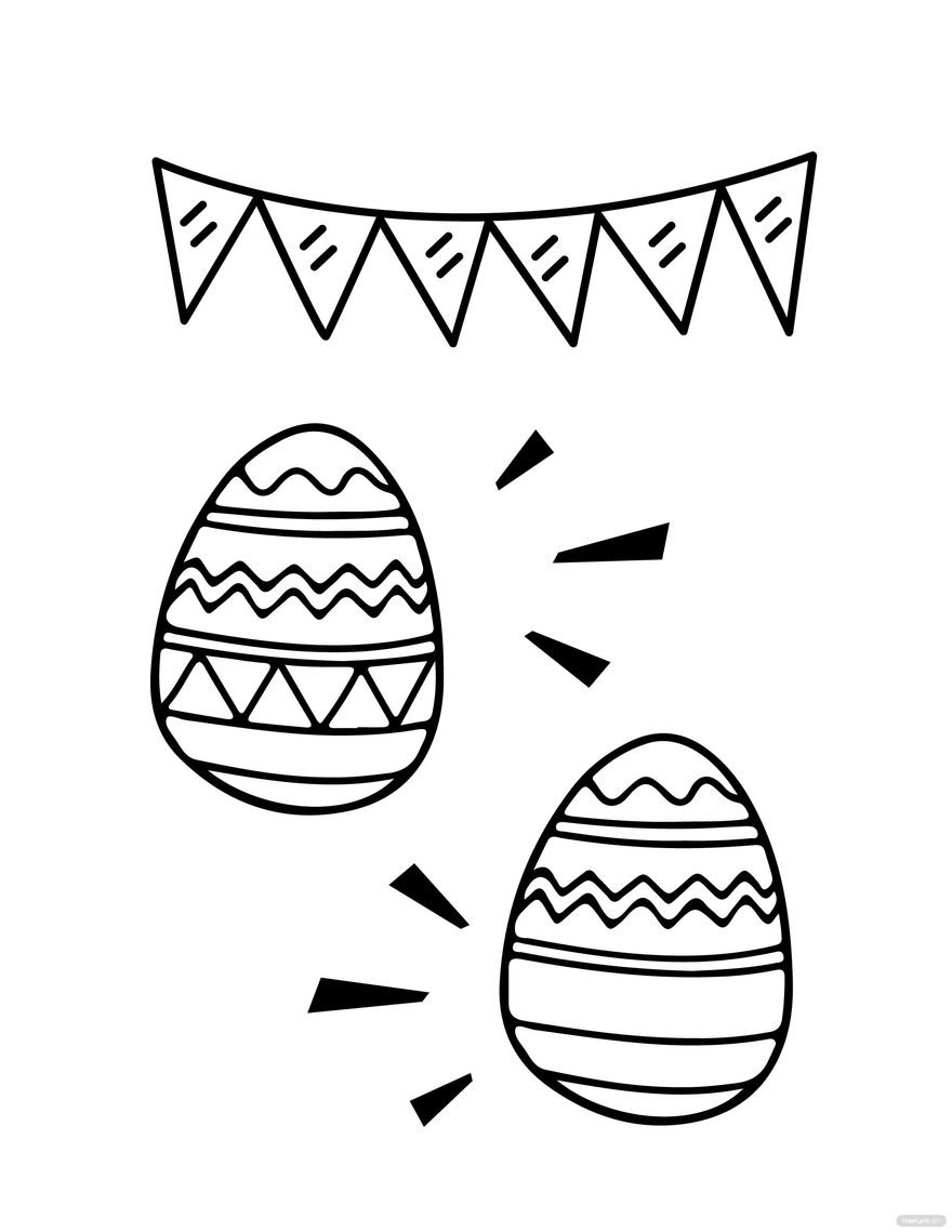Easy Easter Drawing