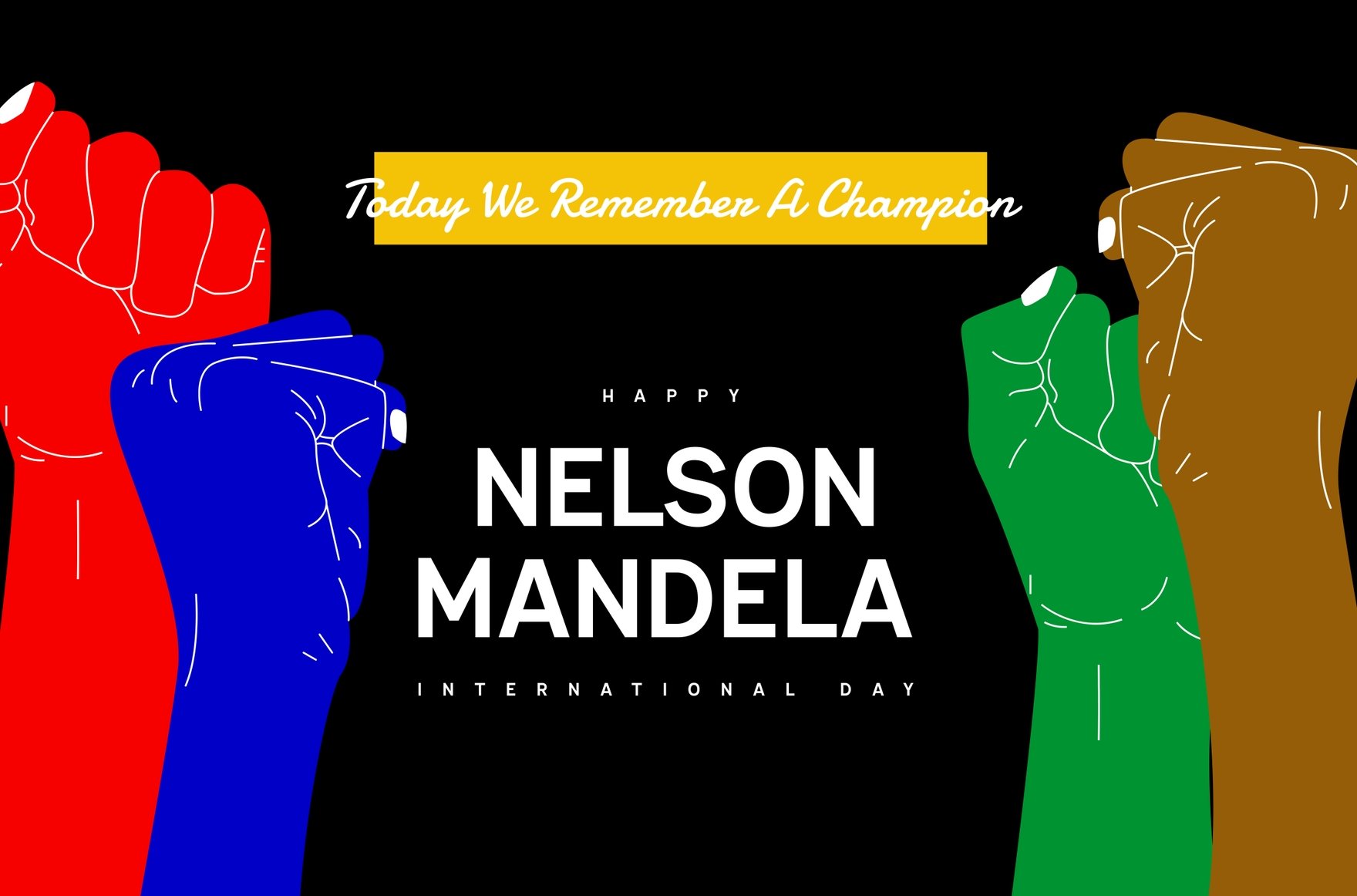 Nelson Mandela International Day Banner