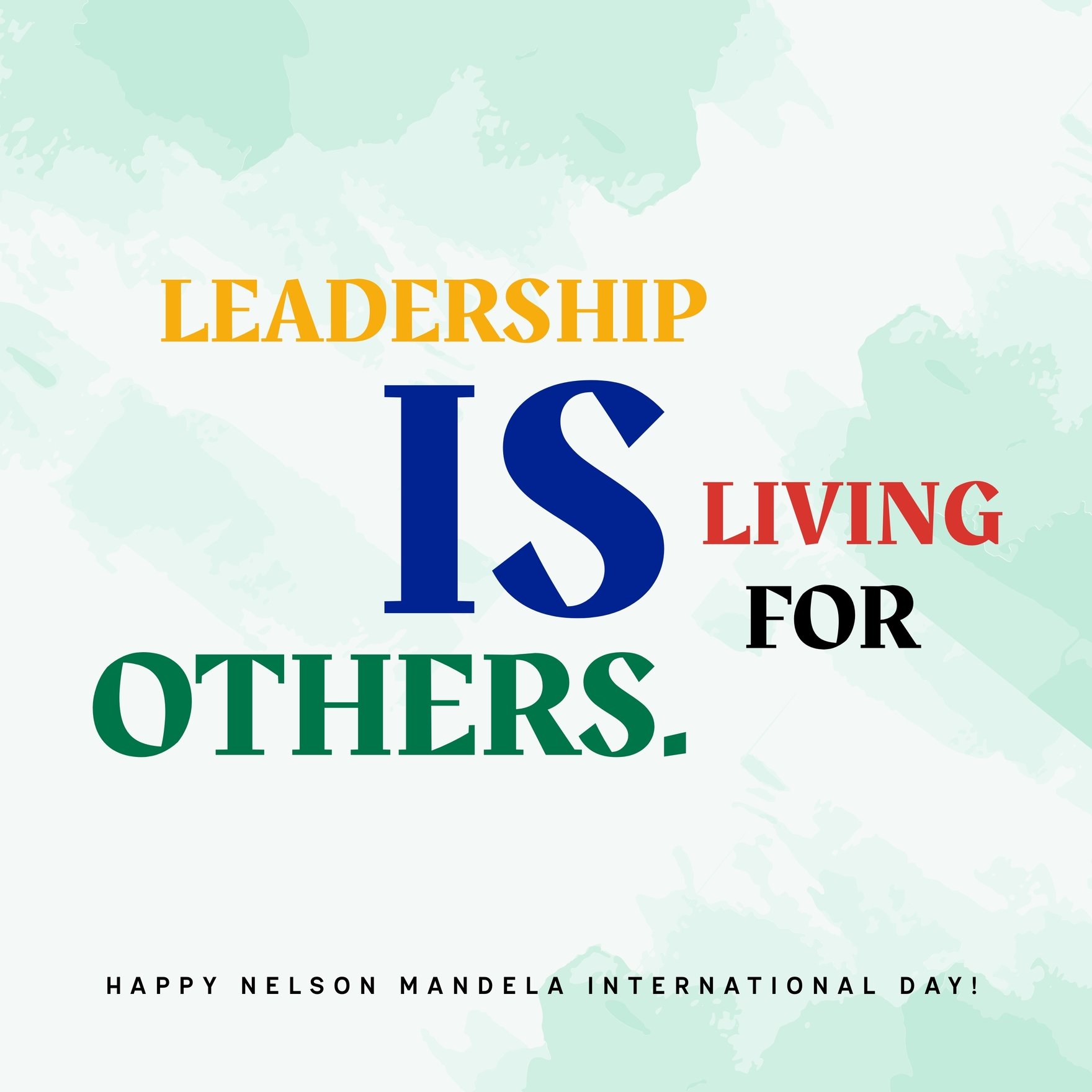 Nelson Mandela International Day Instagram Post