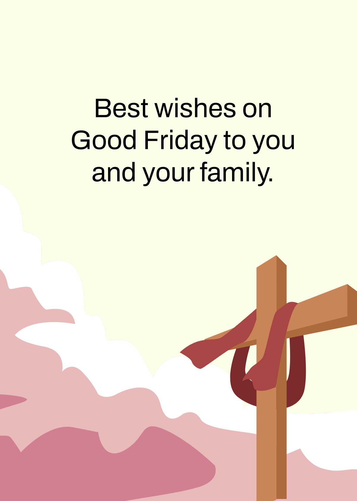 Good Friday Best Wishes in Google Docs, EPS, Illustrator, JPG, Word, PSD,  PNG, SVG - Download | Template.net