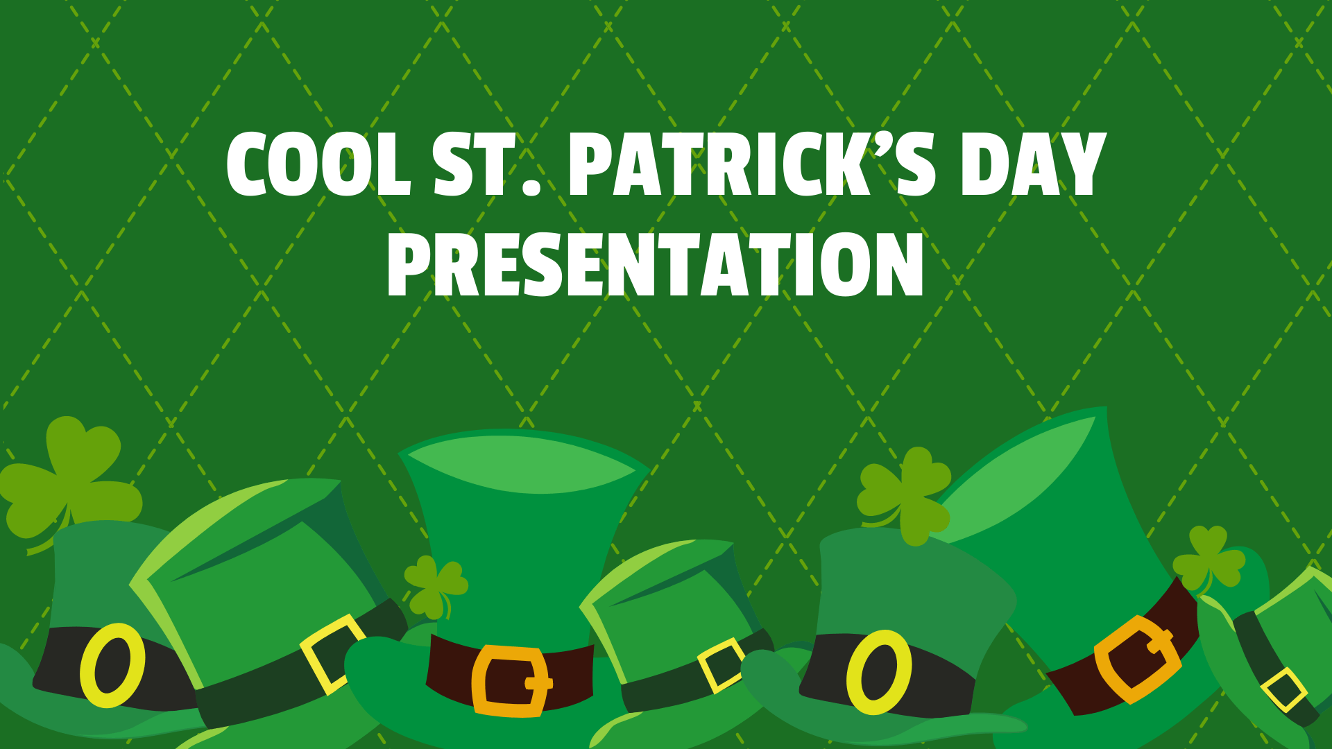 Free Cool St. Patrick's Day Presentation Template to Edit Online