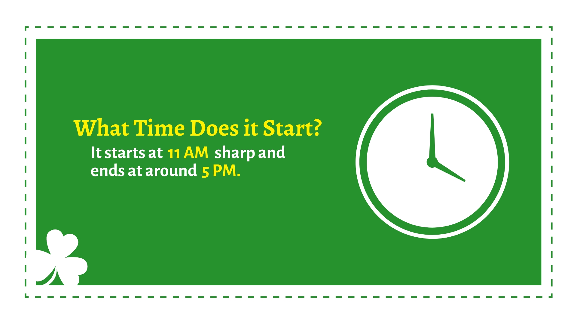 Free Simple St. Patrick's Day Presentation Template to Edit Online