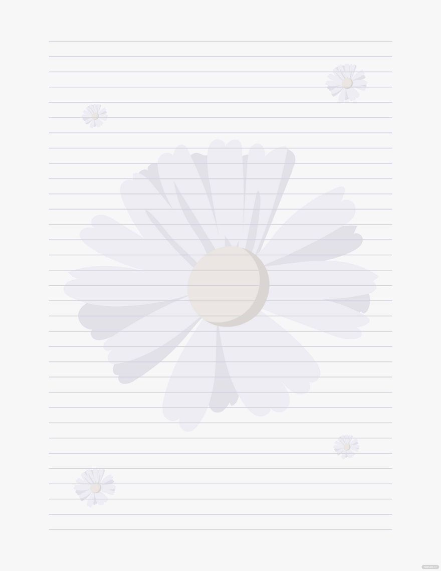 Blank Notebook Paper Template