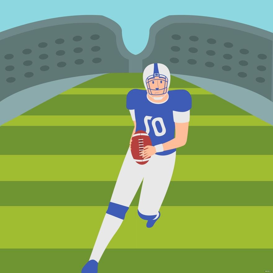 Super Bowl Illustration in Illustrator, PSD, EPS, SVG, JPG, PNG