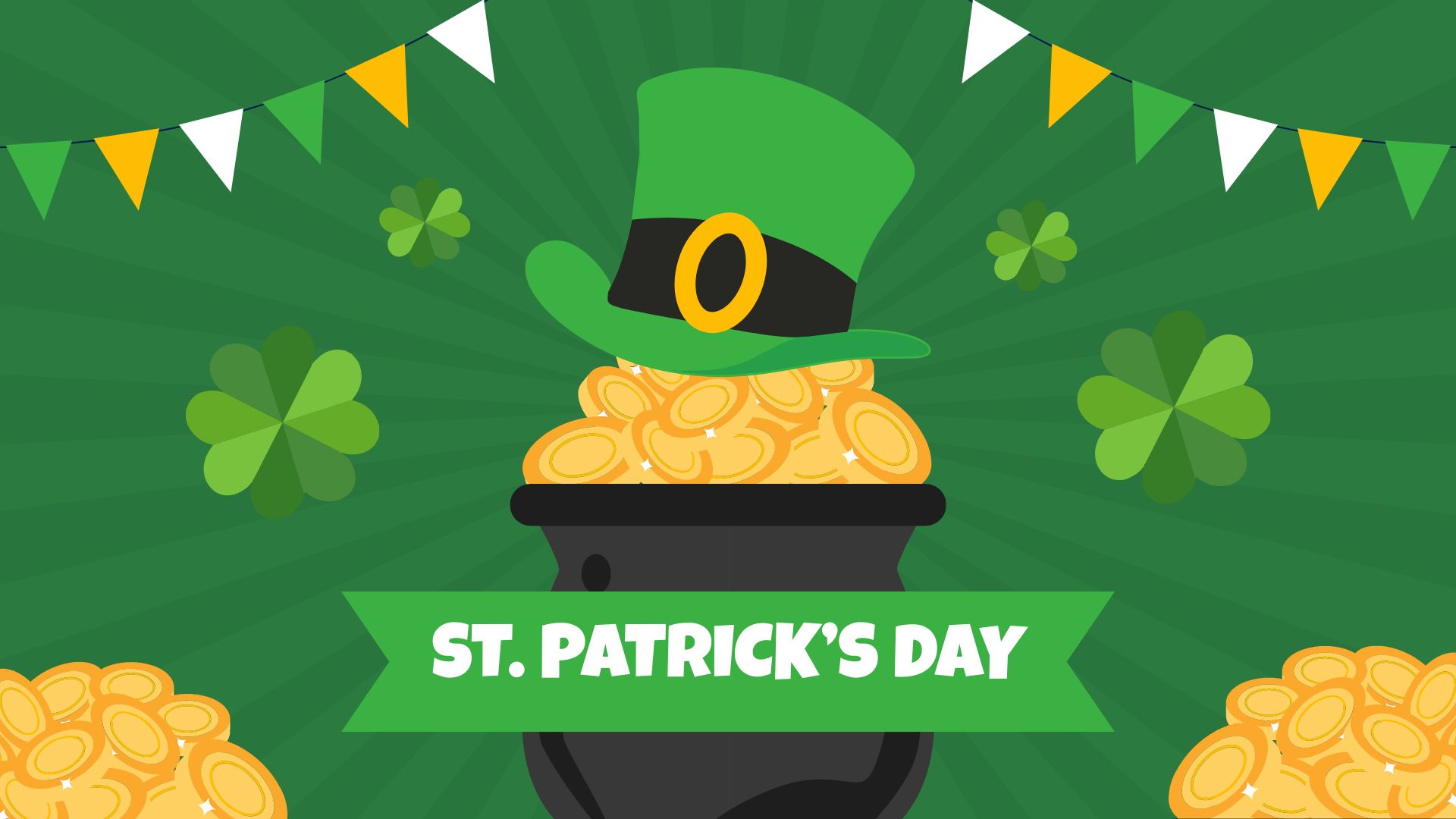 Free St. Patrick's Day Design Presentation Template to Edit Online